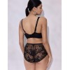 Кружевные высокие трусы Alles SUBLIME classic black, Цвет: черный, Размеры: S, изображение 4