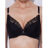 Бюстгальтер кружевной пуш-ап Alles SUBLIME P-UP black, Цвет: черный, Размеры: 75B