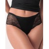 Трусы слипы с кружевными вставками Cotonella AD938 PURITY LACE nero, Цвет: nero (черный), Размеры: XL