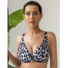 Мягкий купальный лиф Kris Line SANTORINI Bralette Bikini, Цвет: синий, Размеры: 65J, изображение 3
