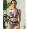 Мягкий купальный лиф Kris Line SANTORINI Bralette Bikini, Цвет: синий, Размеры: 65J, изображение 6