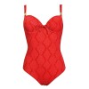 Красный цельный купальник Sielei JQ50 rosso, Цвет: rosso (красный), Размеры: 75D, изображение 2