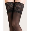 Чулки Gabriella 201 CALZE EXCLUSIVE 15 den чёрный, Цвет: чёрный, Размеры: 1/2