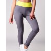 Спортивные леггинсы Opium PF-8 желтый/серый, Цвет: серый, Размеры: M