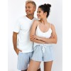 Топ и шорты для сна Sensis DOROTEA, Цвет: белый, Размеры: L, изображение 2