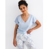 Женская пижама с брюками Sensis GABRIELLE, Цвет: голубой, Размеры: S