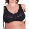 Мягкий бюстгальтер без косточек Gaia 1162 MELODIA M черный, Цвет: черный, Размеры: 90E