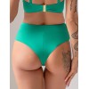Плавки бразилиана Kris Line CALIFORNIA brasyliana high waist, Цвет: зеленый, Размеры: L, изображение 2