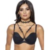 Бюстгальтер пуш-ап Novika LEAH BLACK N01 PUSH UP, Цвет: черный, Размеры: 75D, изображение 4