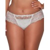 Трусы бразилиана Ava NOVATO 1030 brazilian Cream, Цвет: экрю, Размеры: XL