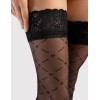Чулки с геометрическим узором Fiore 4114/O ENCHANTE 20 den черный, Цвет: черный, Размеры: 2