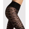 Колготки с животным принтом Fiore 5005/F ECHO 30 den черный, Цвет: черный, Размеры: 4