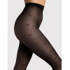 Колготки с узором Fiore 6107/G LEA 30 den черный, Цвет: черный, Размеры: 3