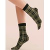 Носки в клетку Gabriella 520 BERRY canarinio 30 den, Цвет: жёлтый, Размеры: UN