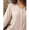 Пижама из принтованной вискозы Lormar RAIN 651785lu batida, Цвет: batida (пудровый), Размеры: S, изображение 2