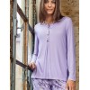 Пижама из вискозы Lormar BETULLA 631757co glicine, Цвет: glicine (глициния), Размеры: M, изображение 3