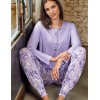 Пижама из вискозы Lormar BETULLA 631757co glicine, Цвет: glicine (глициния), Размеры: M