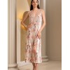 Шелковая сорочка макси Mia-Amore PEONY 4058, Цвет: мультицвет, Размеры: XL, изображение 3