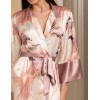 Длинный шёлковый халат Mia-Amore PEONY 4059, Цвет: мультицвет, Размеры: L/XL, изображение 4