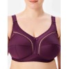 Бюстгальтер мягкий без косточек Misstyle 4122 / 122 темный виноград, Цвет: темный виноград, Размеры: 80I