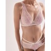 Кружевной бюстгальтер Alles GLOSSY IRIS M BRALETTE beige/pink, Цвет: бежевый, Размеры: 70D, изображение 3