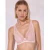 Кружевной бюстгальтер Alles GLOSSY IRIS M BRALETTE beige/pink, Цвет: бежевый, Размеры: 70D, изображение 5