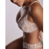 Мягкий бюстгальтер из кружева и сетки Kinga SAND ECRU 1126-SC, Цвет: экрю+телесный, Размеры: 100C, изображение 7