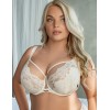 Бюстгальтер с мягкой чашкой Kris Line COTTON FLOWER soft lace, Цвет: латте, Размеры: 60F, изображение 4