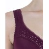 Бюстгальтер мягкий Lauma COTTON CLASSIC L02131 / L02150 красный виноград, Цвет: красный виноград, Размеры: 80F, изображение 3