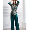 Шелковая пижама с брюками Mia-Amore EMERALD 3741, Цвет: изумрудный, Размеры: XS, изображение 3