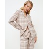 Фланелевая пижама с брюками Aruelle ELSIE, Цвет: бежевый, Размеры: S