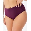 Трусы с высокой талией Misstyle 5006 темный виноград, Цвет: темный виноград, Размеры: L