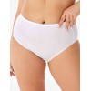 Трусы с высокой талией Misstyle 5006 белый, Цвет: белый, Размеры: 5XL