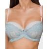 Бюстгальтер балконет Alles BILOBA U, Цвет: лазурь, Размеры: 65E