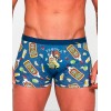 Трусы-боксеры Cornette TATTOO MINI 280-5 синий/желтый, Цвет: синий/желтый, Размеры: S