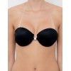 Бюстгальтер пуш-ап с силиконовой спинкой Lormar LYNETTE nero, Цвет: nero (черный), Размеры: 65B, изображение 4