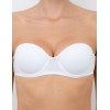 Бюстгальтер балконет фашия пуш-ап Lormar PURA bianco, Цвет: bianco (белый), Размеры: 70B