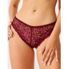 Кружевные трусы стринги Simona M 003 бордо, Цвет: бордо, Размеры: 2XL, изображение 3