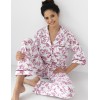 Пижама с цветочным принтом Sensis ROSALINE, Цвет: розовый, Размеры: L