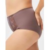 Высокие трусы слипы Milavitsa 260550 шоколадный трюф, Цвет: шоколадный трюф, Размеры: 5XL, изображение 2
