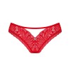 Кружевные трусики Obsessive CHILISA PANTIES, Цвет: красный, Размеры: XL/2XL, изображение 5