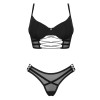 Сексуальный комплект Obsessive ROXELIA SET, Цвет: черный, Размеры: XL/2XL, изображение 3