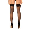 Черные чулки в сеточку Obsessive S823, Цвет: черный, Размеры: S/M/L, изображение 2