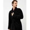 Теплый мужской халат Aruelle GERALD BLACK, Цвет: черный, Размеры: L