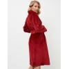 Плюшевый халат женский Aruelle HOLLY, Цвет: бургундское вино, Размеры: L, изображение 2