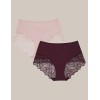 Хлопковые трусы в упаковке 2 шт Esotiq PINKY 42146 светло-розовый + сливовый, Цвет: светло-розовый+сливовый, Размеры: M, изображение 4