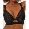 Формованный бюстгальтер Esotiq OSOM 41795 черная полоска, Цвет: черный, Размеры: 70D