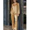 Пижама атласная Mia-Mella JULIA 8736 золотой, Цвет: золотой, Размеры: S, изображение 3