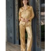 Пижама атласная Mia-Mella JULIA 8736 золотой, Цвет: золотой, Размеры: S, изображение 4