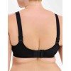 Мягкий хлопковый бюстгальтер без косточек Milavitsa 108180 / 118180 черный, Цвет: черный, Размеры: 80C, изображение 2